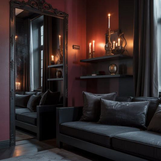 Styl gothic w małym mieszkaniu – jak stworzyć mroczny klimat bez przytłoczenia?