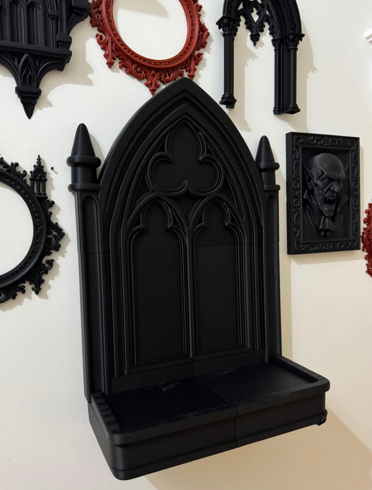 Duży Gotycki Stojak Katedralny Dekoracyjny