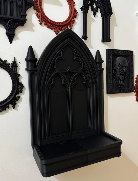 Duży Gotycki Stojak Katedralny Dekoracyjny